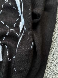 Argyle Zip-Up Sweater