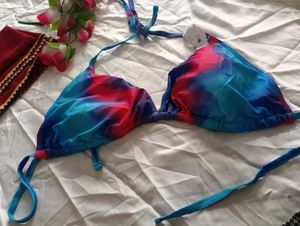 Colorful Bikini Top