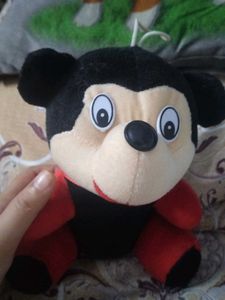 Cute Black and Red Plush Toy