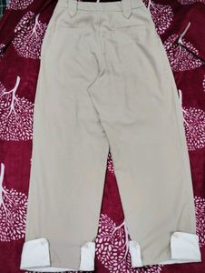 Stylish Beige Cropped Pants