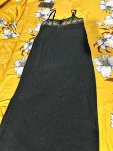Lace Trim Cami Slip Dress