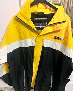 Retro Color Block Sports Jacket