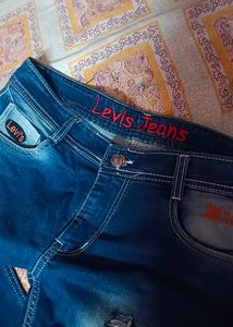 Stylish Ripped Blue Jeans for Men