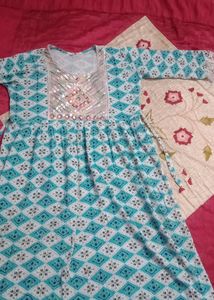 Kurti Top Round Shape