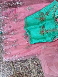 Beautiful Pink Lehenga Choli Set
