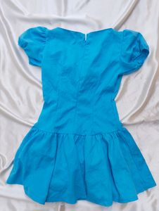 Vibrant Blue Cosplay Dress