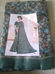 Georgette Printed Saree
