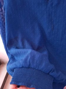 Blue vero moda top
