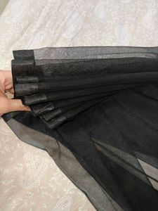 *Free Delivery* Designer Black Blouse and lehenga