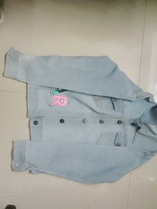 Cute Denim Jacket with 'STAR' Design