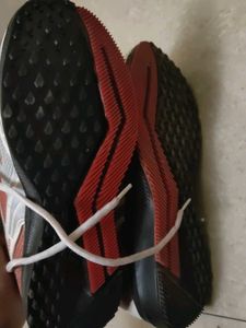 White &amp; Red Sports Shoes