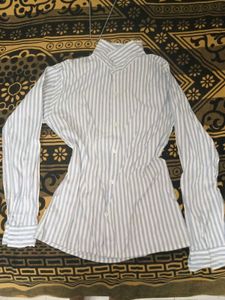 Classic Striped Button-Up Shirt