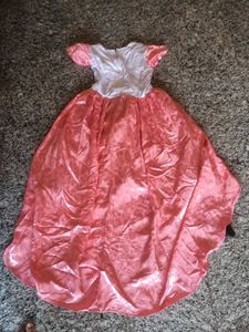 Elegant Pink and Black Ball Gown