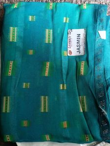 Beautiful Teal Saree