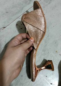 Sparkly Rose Gold Heels