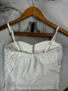 Sparkling Sequin Corset Top
