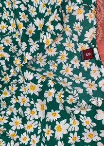 Green Floral Maxi Dress