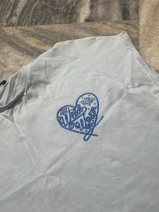 Light Blue Graphic T-Shirt