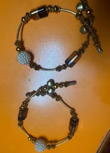 Elegant Pearl & Stone Anklet