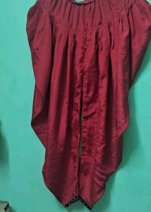 Elegant Red Dhoti Pants of 1