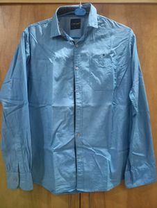 Men's Casual Blue Shirt