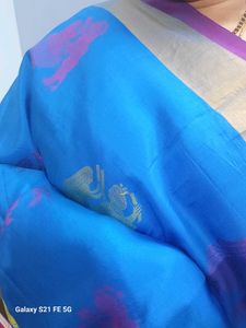 uppada pattu Elegant Blue saree