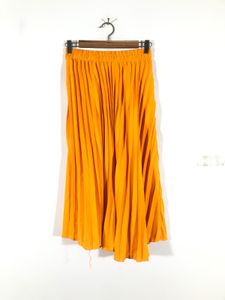 Golden Yellow Pleated Skirt (Women’s)
