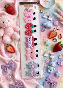Cute Kawaii Hair Clips Set- 5