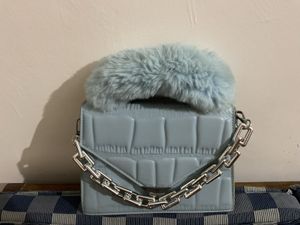 Chic Fur Handle Bag