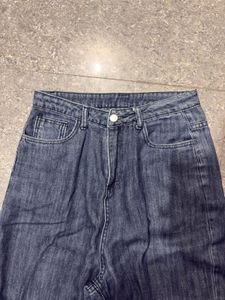 Korean Wide Leg raw Denim style Jeans
