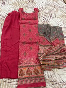 Palazo Suit With Duptta