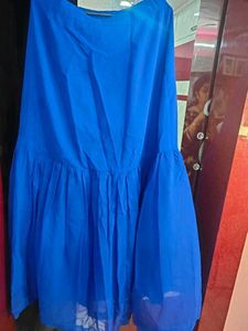 Elegant Blue top skirt with dupatta