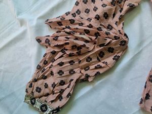 Unique Boho Floral Print Blouse