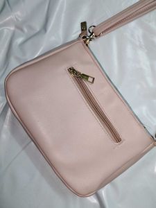 Pale Pink sling purse