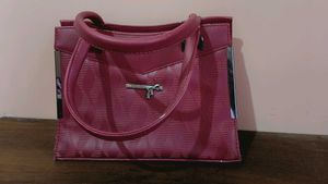 Stylish Maroon Handbag