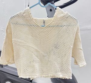crochet knit crop top