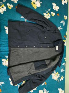 Men's Dark Blue Casual Jacket