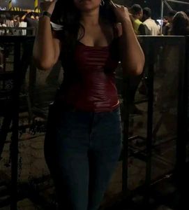 Shiny Burgundy Tank Top