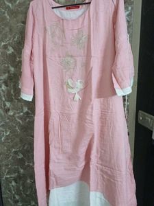 pink kurti super soft