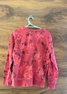 Floral Print "Dazzling" Sweatshirt