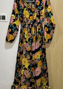 Women Floral Print Fit &amp; Flare Dress