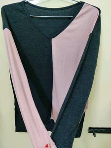 Hight N Low Full Arm Knitted Top