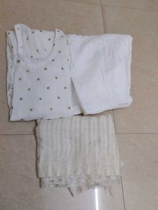 Classic White Palazzo Pants