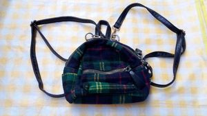 Plaid Backpack