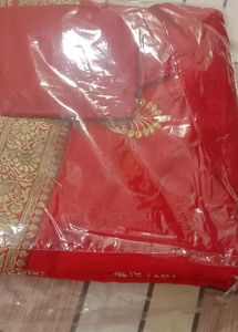 New Red Saree💕💕