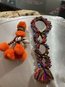 Handmade Pom-Pom & Mirror Tassels