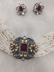Victorian Diamond Choker Set
