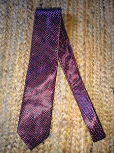 🔥 BUY 1, GET 1 FREE🔥Burgundy Polka Dot Tie