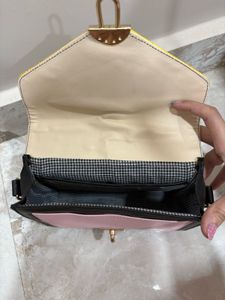 Colorblock Satchel Handbag