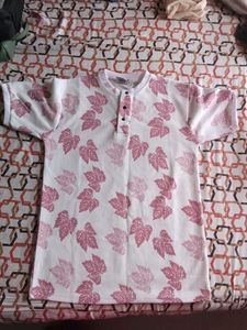 Leaf Print T-Shirt